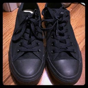 Converse sneakers - all black, solid black chucks